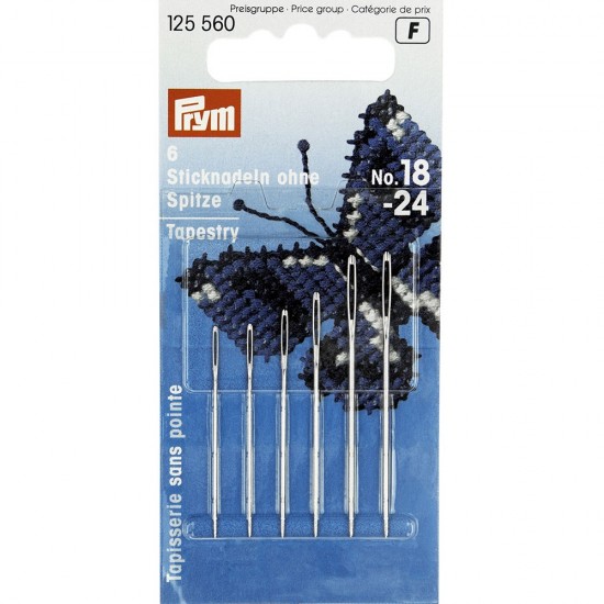 Иглы Prym 125560 без острия для вышивания крестиком №18-24 фото 3398