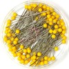 Булавки портновские Prym 028485 c пластиковыми головками желтые фото 3436