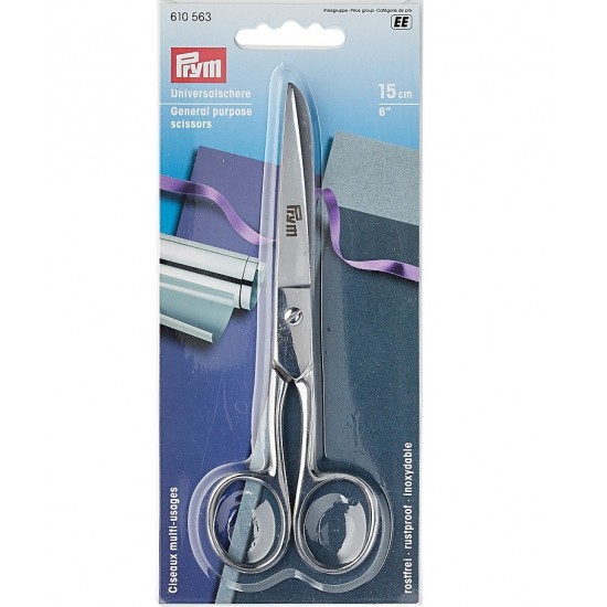 Ножницы цельностальные 15 см Prym 610563