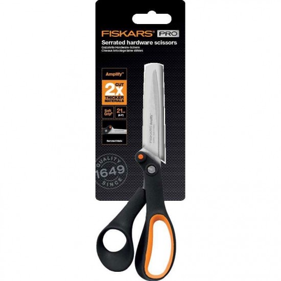 Fiskars Amplify 21 см 1020224 с зазубренным лезвием фото 4356