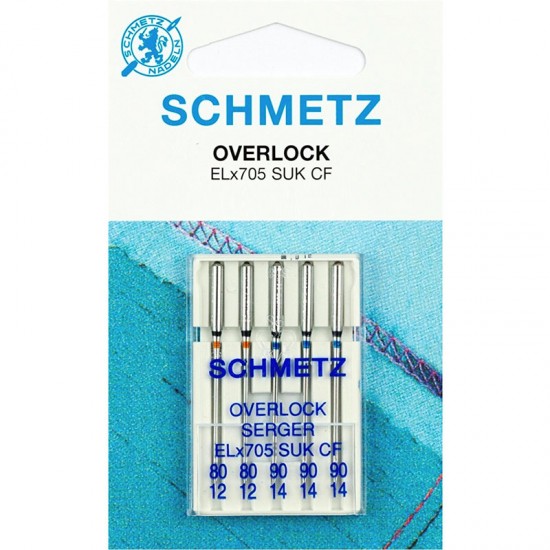 Иглы для оверлока Schmetz Overlock №80-90