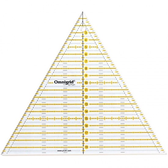 Линейка треугольник Omnigrid 20 см 60 градусов Prym 611656