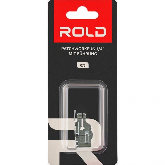 Лапка 1/4 дюйма для пэчворка с направляющей Rold Q75