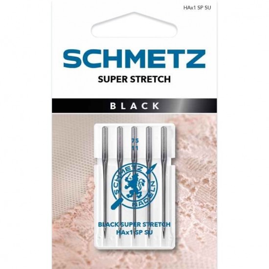 Schmetz Super Stretch №75 никелированные черные