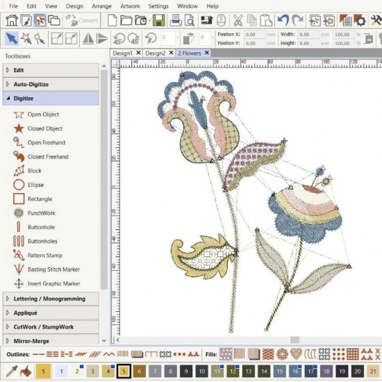 ПО для вышивания Bernina 9 обновление DesignerPlus фото 7665