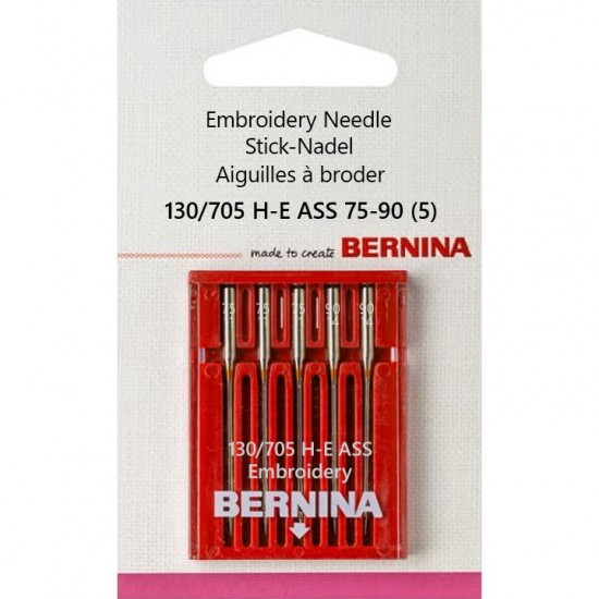 036 154 70 02 Bernina 130/705 H-E ASS 75-90 иглы для вышивания 5 шт.
