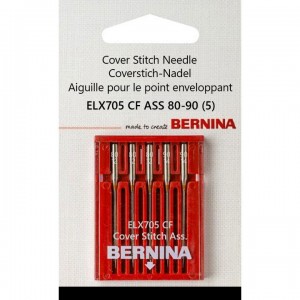104 601 70 00 Bernina ELX705 CF ASS 80-90 иглы для плоского шва 5 шт. фото 1