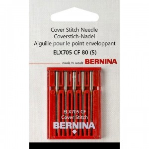 104 601 70 01 Bernina ELX705 CF 80 иглы для плоского шва 5 шт. фото 1