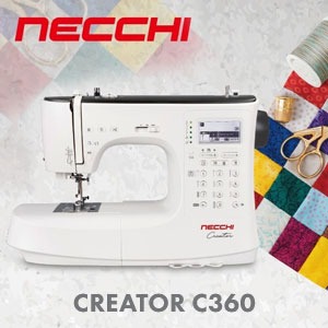 Швейная машина Necchi Creator C360 - раскройте свой творческий потенциал