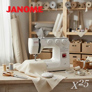 Janome X25 - больше строчек, больше возможностей для шитья
