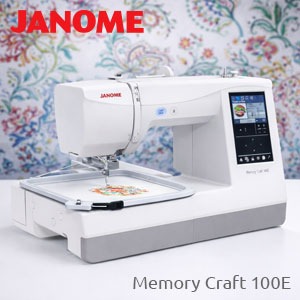 Janome Memory Craft 100E: удобство, функциональность и точный результат
